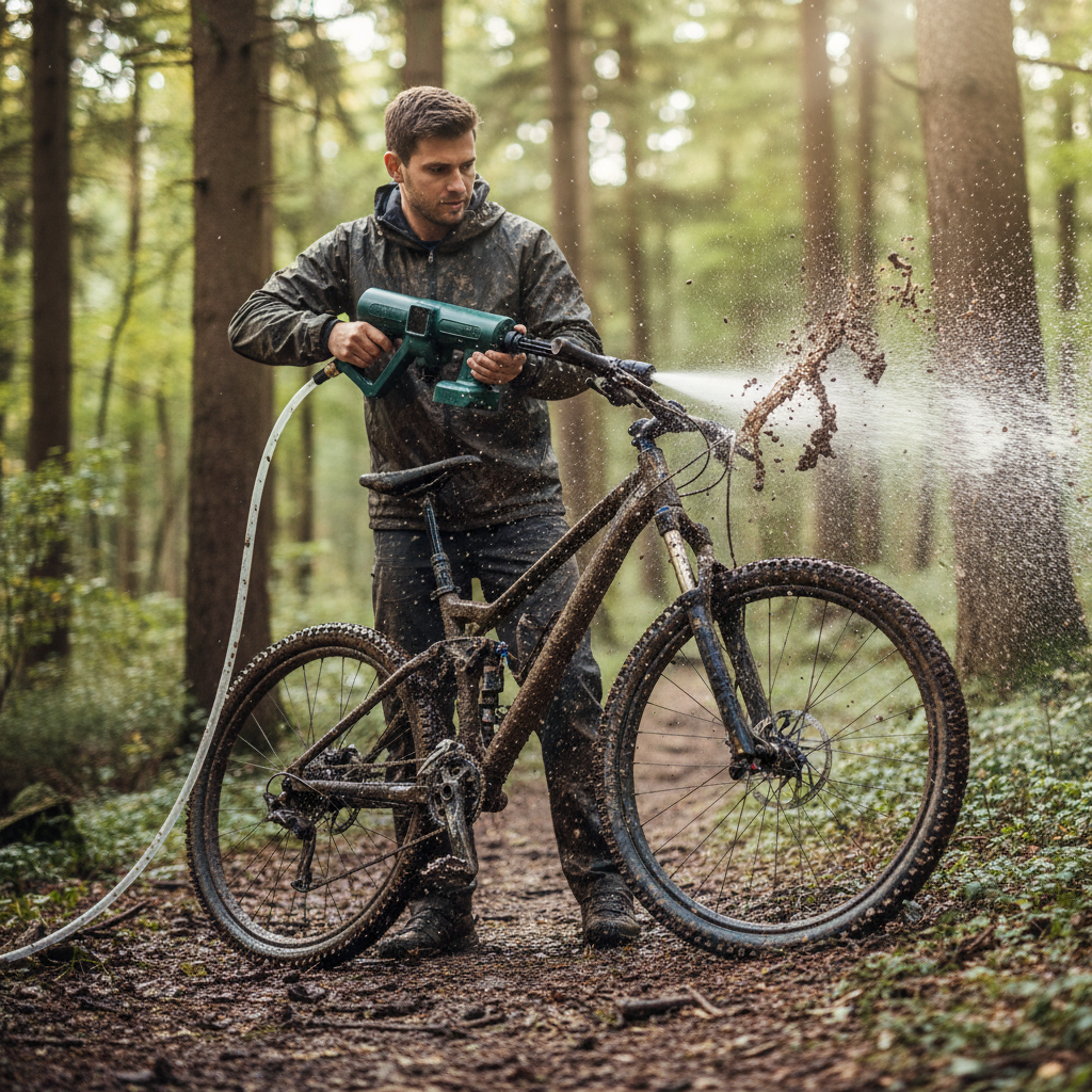 Mycie roweru MTB